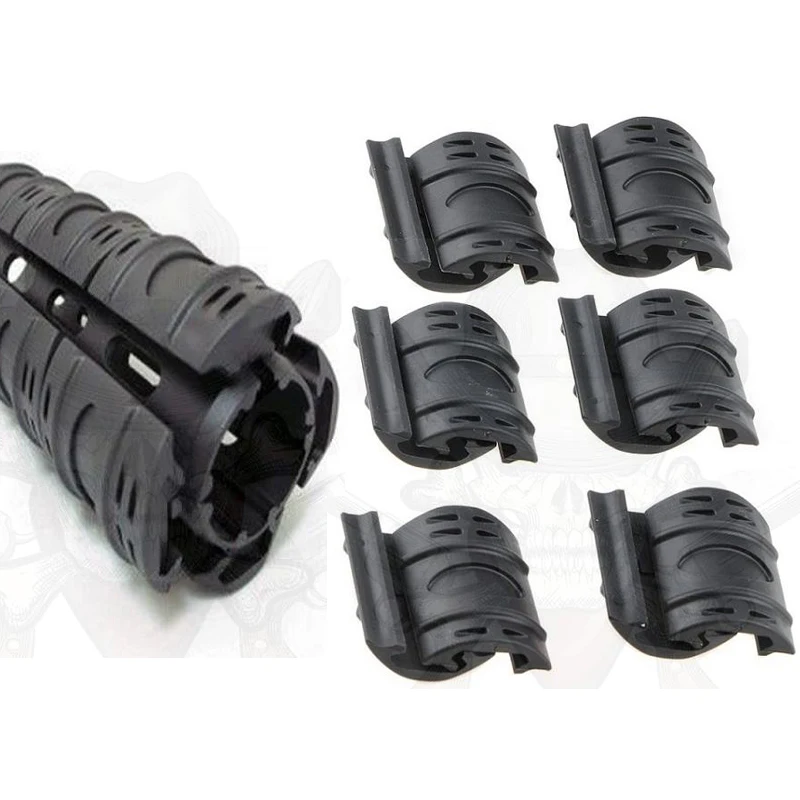 

Tactical Airsoft ar 15 accessories 12pcs rubber Picatinny Ladder Rail Panel Handguard Protector Resistant Cover for hunting