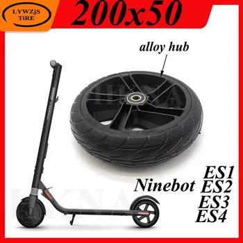 

8 Inch 200x50 Wheel Solid Tire for Xiaomi Ninebot Segway ES1 ES2 ES3 ES4 Electric Scooter Rear Wheel Explosion-Proof Tyre Parts