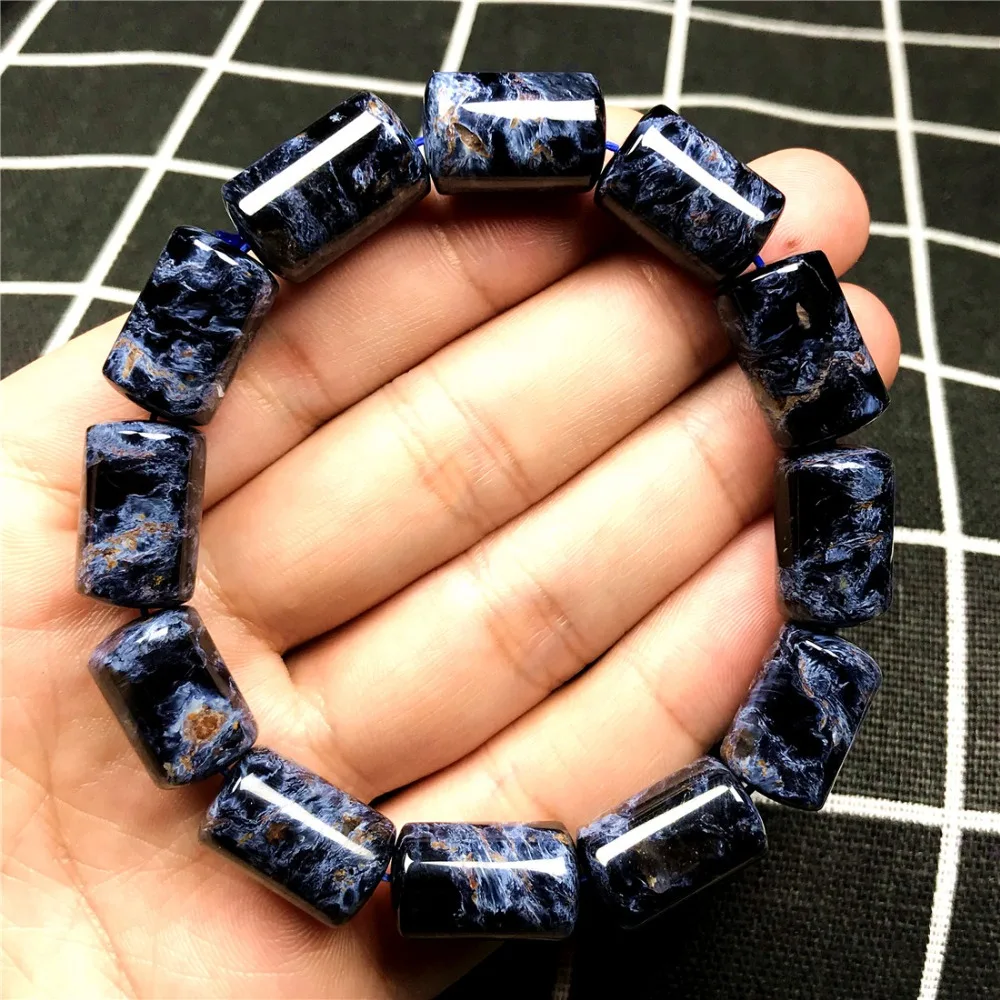 Natural Blue Pietersite Bracelet (2)