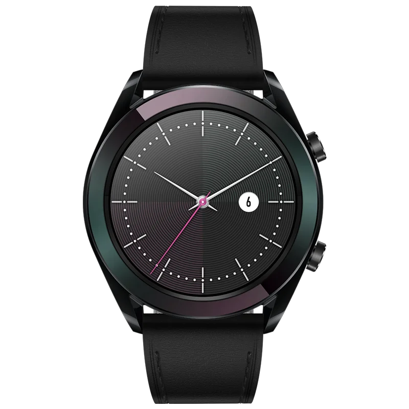 42mm Black Huawei Watch GT 42 мм смарт часы Поддержка gps NFC 7 дней Срок службы батареи 5 атм водонепроницаемый телефонный Звонок трекер сердечного ритма Android iOS - Цвет: 42mm Black