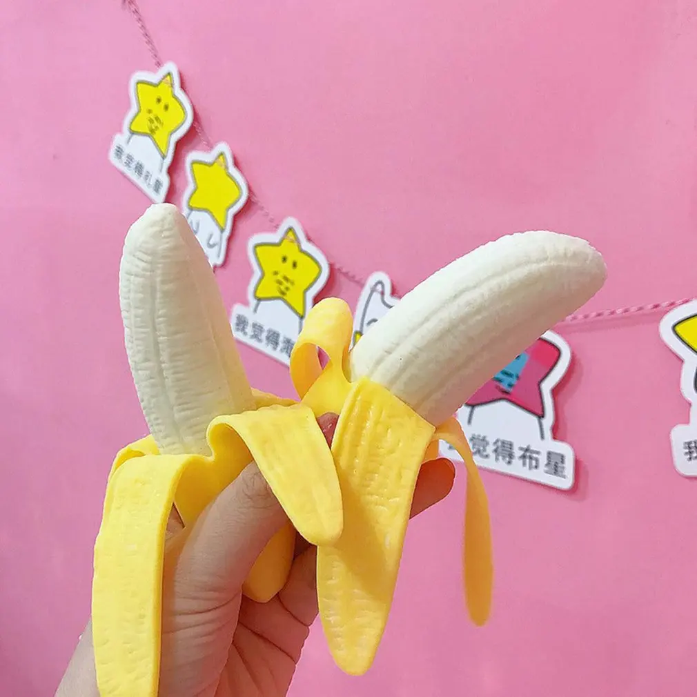 Kawaii милые в форме банана ароматизированные игрушки практичный медленно нарастающее при сжатии игрушки