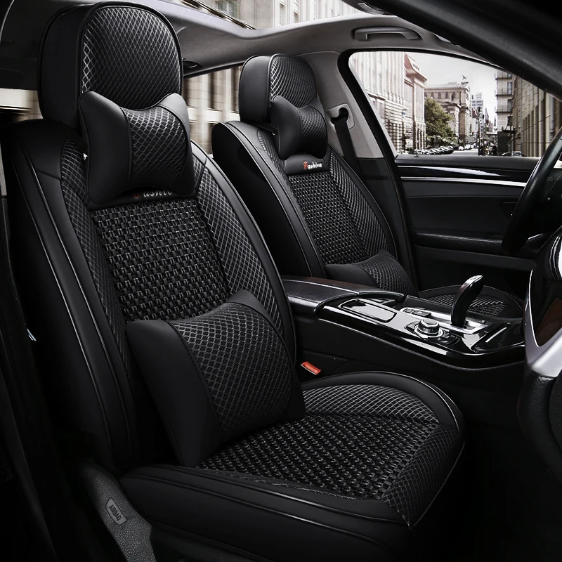 Volledige Dekking Pu Lederen Auto Bekleding Vlas Fiber Auto Zetels Covers Voor Lada Ellada Granta Kalina Largus Xray Ladasamara Volledige Dekking Pu Lederen Auto Bekleding Vlas Fiber Auto Zetels Covers Voor Lada Ellada Granta Kalina Largus Xray Ladasamara