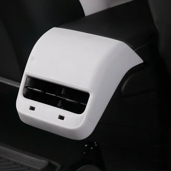 

Car Vent Outlet Cover Inner Accessory Decor Air Vent Trim For Tesla Model 3 2018-2019 ABS