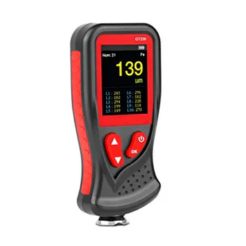 

GT230 Thickness Gauge Meter Paint Coating Digital Thickness Gauge Car Film Thickness Gauge Tester Rechargeable Thickness Gauge