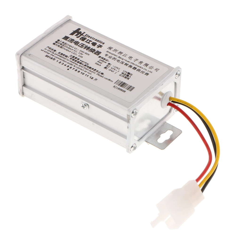 DC/DC Converter Regulator 24V-60V Step Down to 12V 10A 120W Low Voltage Transformer Waterproof