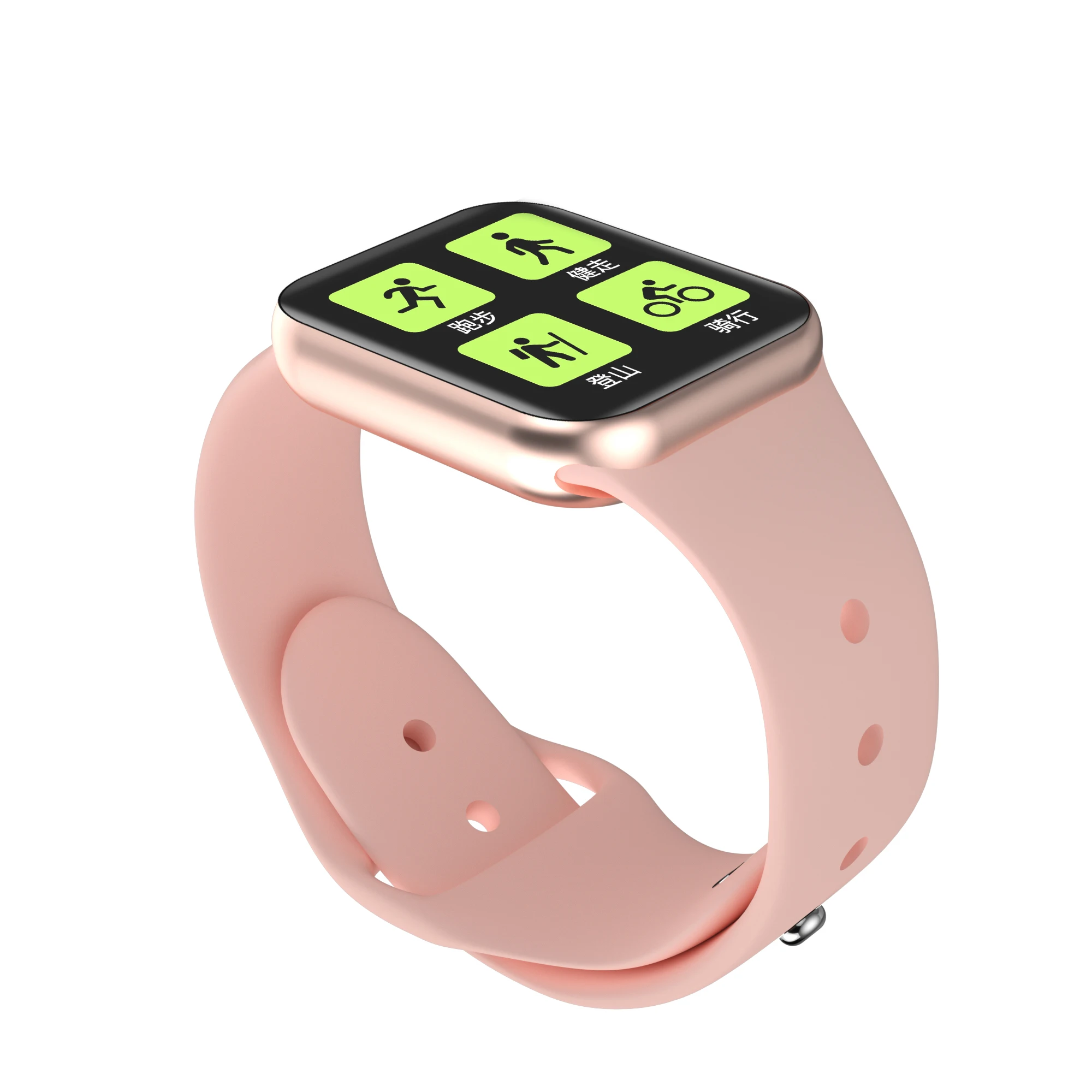 SX19 gold pink Смарт-часы для мужчин для Apple Watch для женщин IP67 Водонепроницаемый сердечный ритм кровяное давление фитнес-трекер PK B57 P70 T80 умный Браслет - Цвет: SX19 gold pink