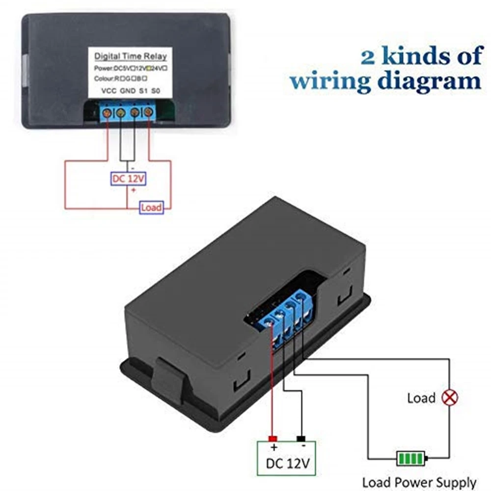 DC12V/24V AC110-220V Timer Digitale Programmabile - Foto 9