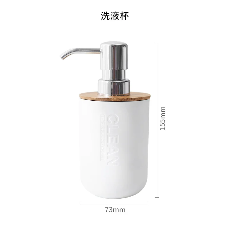 Storage Bottle Бамбуковое мыло мыльный диспенсер для посуды Зубная щётка держатель мыла держатель 6 шт./компл. Аксессуары для ванной комнаты модные комплекты домашней обстановки - Цвет: Storage Bottle