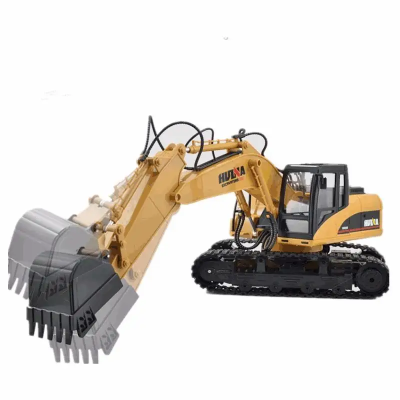 HuiNa Toys 1550 15Channel 2.4G 1/14 RC Car 680 Degree Rotation Metal Excavator Cool Sound/Light Effect Truck HuiNa Toys 1550 15Channel 2.4G 1/14 RC Car 680 Degree Rotation Metal Excavator Cool Sound/Light Effect Truck