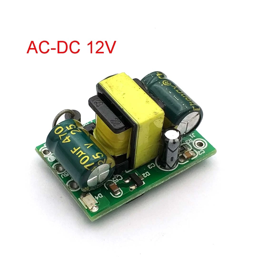 AC DC 12V 450mA 5W модуль понижающего преобразователя источника питания|Запасные части|