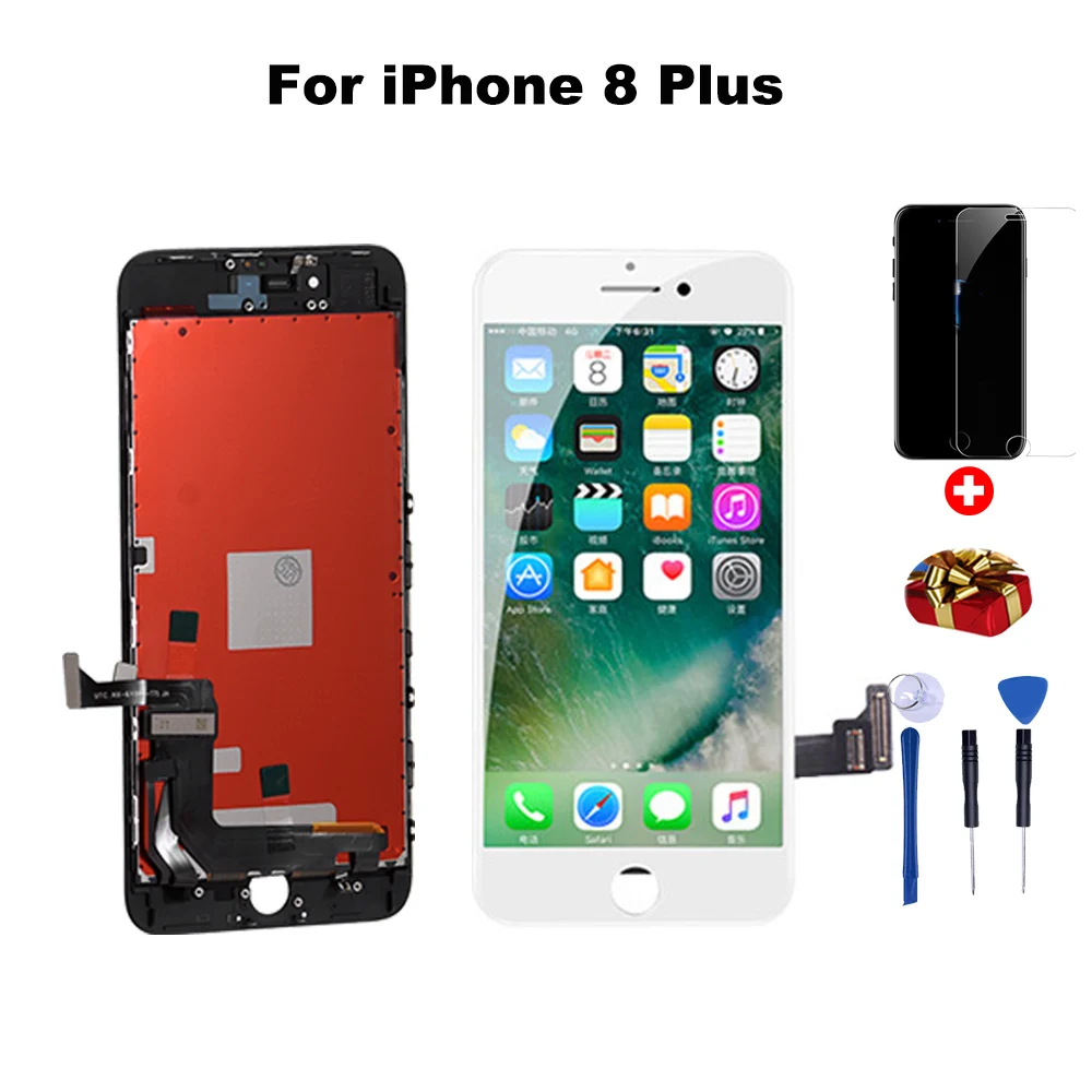 AAA+++LCD Display For iphone 8 lcd screen replacement with Touch Screen Digitizer Assembly 5 5s 6 6s 6p 6sp 7 7s 8Plus dispay | Запчасти