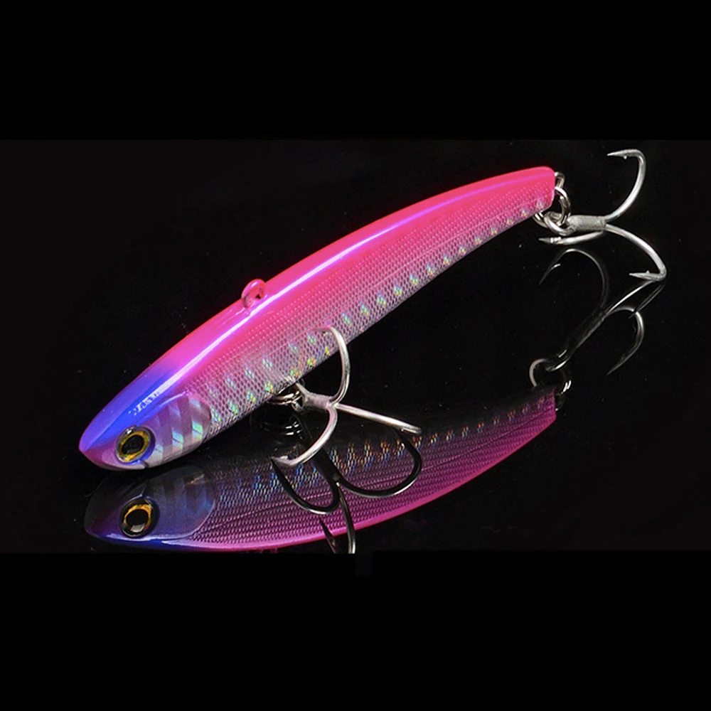 Bassland bending Knife Tremble Fishing VIB Lure 80mm 17g Long Casting Bait Siinking Artificial Swimbait With Japan Hook
