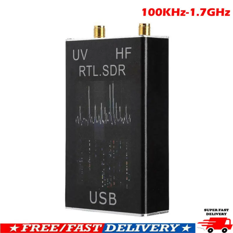 Ham радиоприемник 100 кГц-1,7 ГГц полный диапазон УФ ВЧ RTL-SDR Настройщик USB приемники R820T+ 8232 Ham радио программное радио