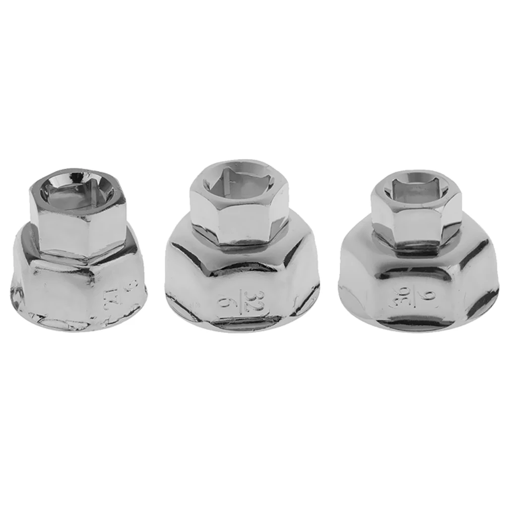 Universal 27mm 32mm 36mm Oil Filter Wrench Remover Cup, Cartridge Style Oil Filter Housing Tool for Auto Car Repairing