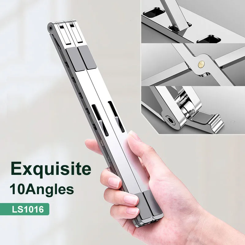 

X Style Adjustable Foldable Aluminum Laptop Stand Desktop Notebook Holder Desk Laptop Stand For 7-15 inch Macbook Pro Air