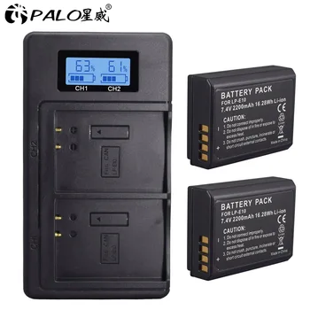 

LP-E10 LP E10 LPE10 Camera Batteries+LCD USB Dual Charger for Canon EOS 1100D 1200D 1300D Kiss X50 X70 X80 Rebel T3 T5 T6 L10