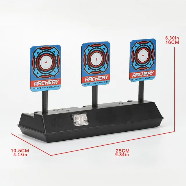 Intelligent Auto-Reset Electronic Scoring Target Automatic Induction Nerf Guns Practicing Darts Sound Party Shooting Games 6