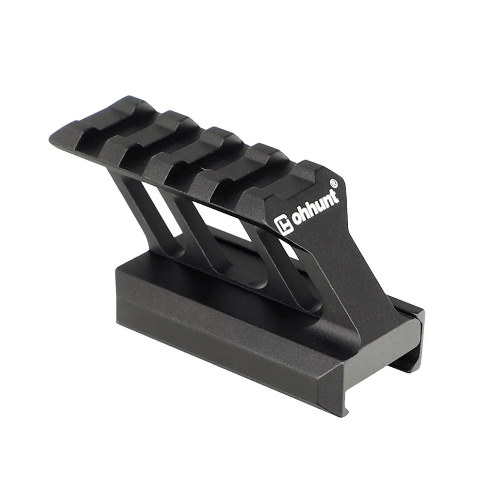 Тактическое крепление для прицела с верхними 4 слотами Пикатинни рейка Riser Mount Adapter для охоты страйкбол Red Dots Scope