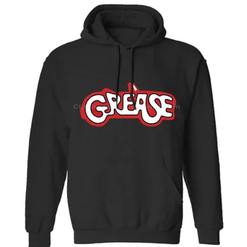 

"GREASE Logo" - John Travolta, Olivia Newton-John Mens Unisex (Womens) Winter Hoodies Sweatshirts Free Shipping