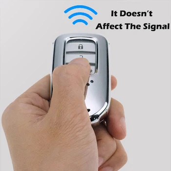 New Soft TPU Della Copertura Completa di Caso Chiave A Distanza Per Honda Civic City Vezel Accord HR-V CRV Polit Jazz Jade Crider odyssey Protezione con Chiave - New Soft TPU Della Copertura Completa di Caso Chiave A Distanza Per Honda Civic City