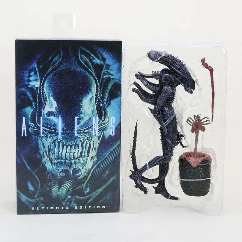 4 шт./компл. инопланетянин NECA 1986 коллекция фильмов Черный, серый цвет Alien яйца Facehuggers Chestburster фигурка героя модель игрушка кукла