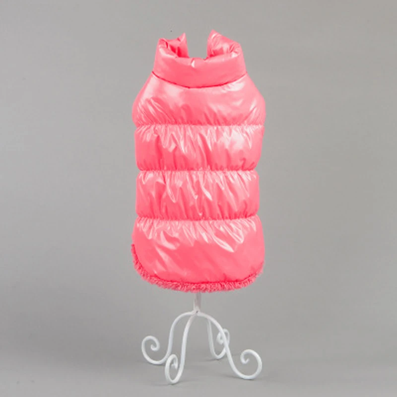 Winter pet dog clothes warm clothes for small dogs Chihuahua Teddy bear casual clothes pet vest clothes dog clothes down jacket