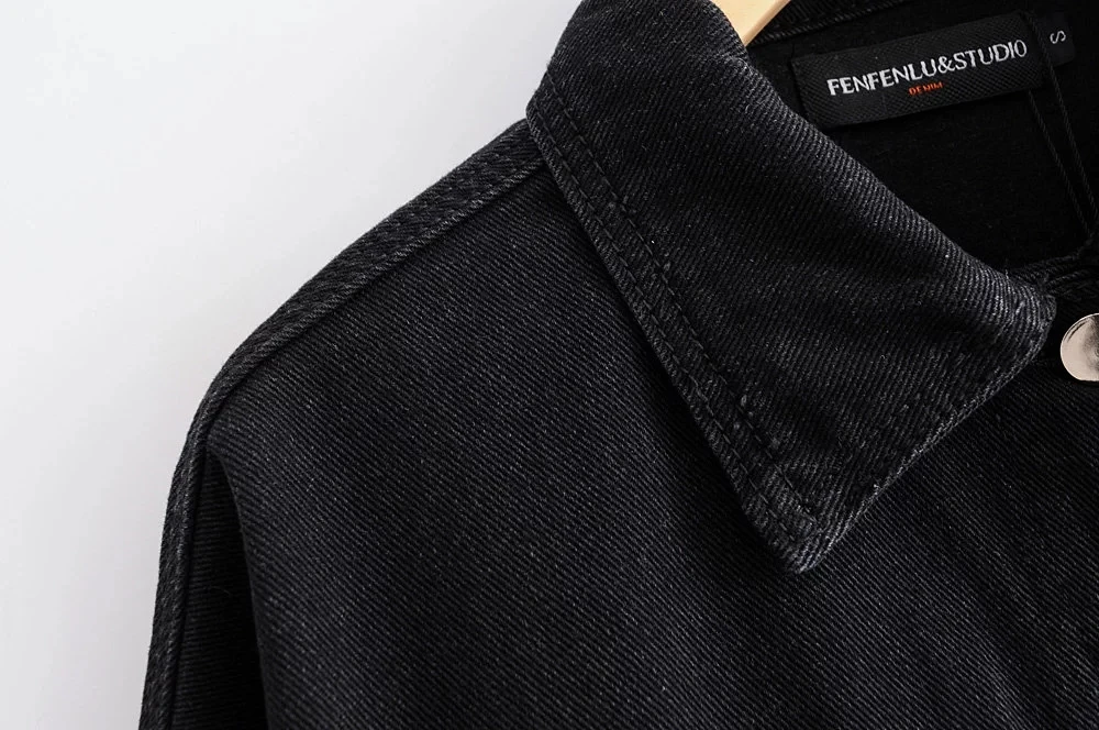 Увядшая джинсовая куртка для женщин casaco high street мыть заусенцы однобортный короткий джинсовый жакет s feminino jaqueta feminina Топы