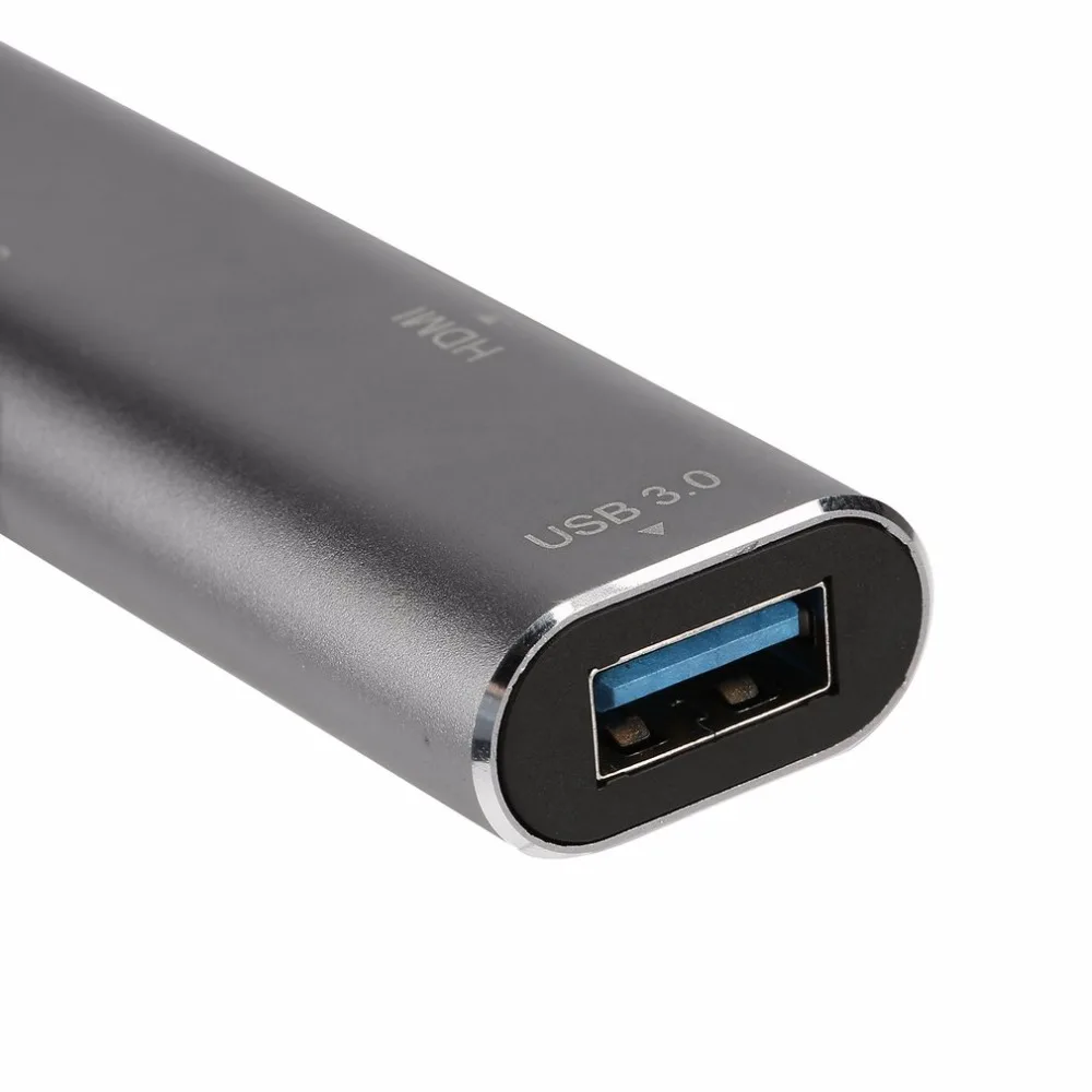 USB 3,1 type C 5 в 1 многофункциональная док-станция расширения 4K HDMI USB3.1 интерфейс с безопасной цифровой картой памяти/TF кард-ридер