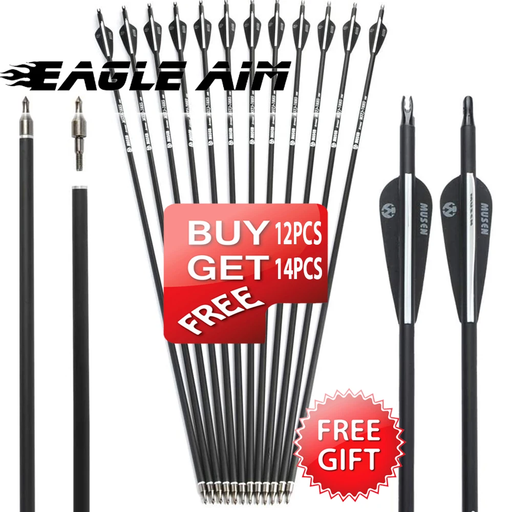 Carbon Arrows Recurve Bow Bow Archery Set Practice Arrows Arrows