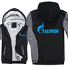 Winter Russia Gazprom Hoodies Men Fashion Coat Pullover Fleece Camouflage Sleeve Jacket Sweatshirts Hoody 6