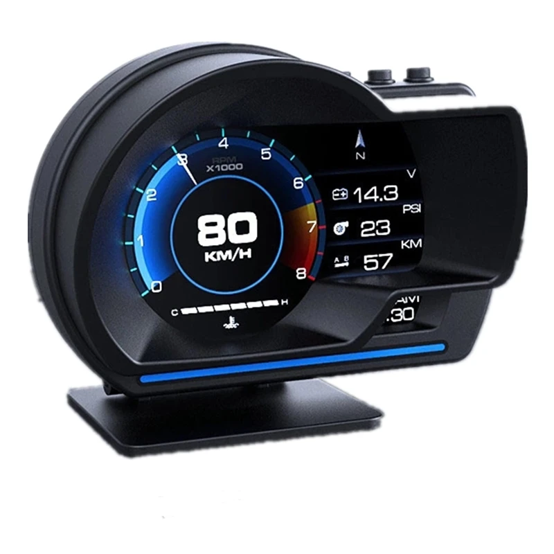 Новейший дисплей OBD2 + GPS Smart Car HUD на лобовом стекле автоматический цифровой