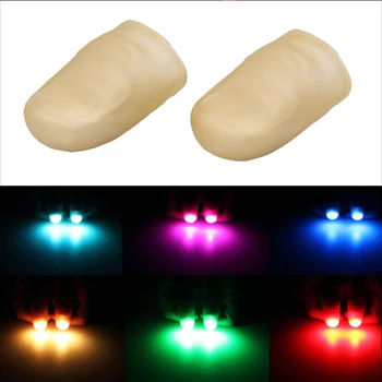 

2 Random Novelty Light-Up Thumbs LED Light Flashing Finger Magic Trick Props Glow Toys Children Kids Birthday Gifts Light Supply