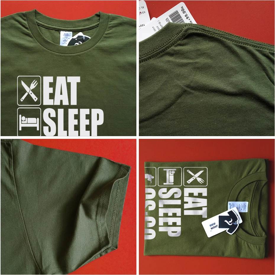 Eat Sleep, CS: GO, футболка-повтор, Забавный дизайн, CS GO, геймеры, Мужская футболка, модная, 16 цветов, высокое качество, хлопок, мужские футболки, хип-хоп