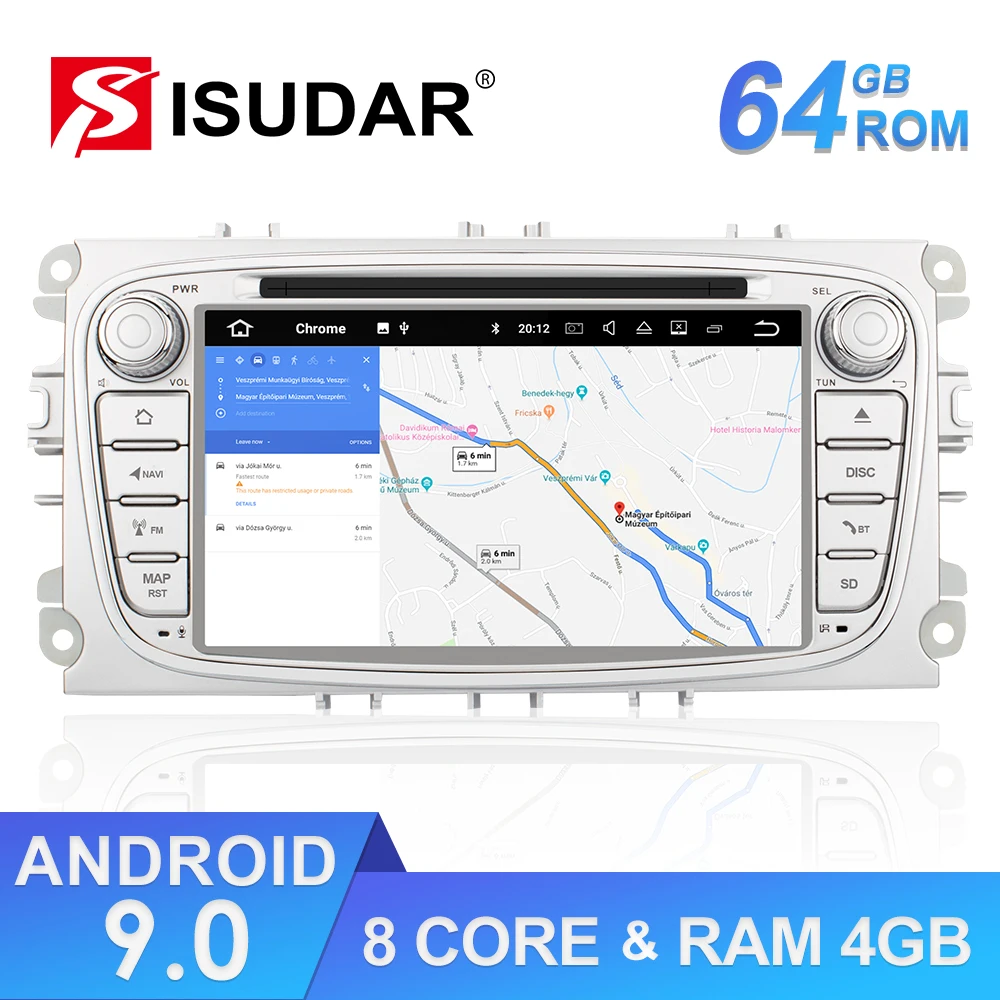 Clearance Isudar Octa Core Car Multimedia player GPS Android 9 2 Din For FORD/Focus/S-MAX/Mondeo/C-MAX/Galaxy Rear View Camera USB DVR DSP 0 Clearance Isudar Octa Core Car Multimedia player GPS Android 9 2 Din For FORD/Focus/S-MAX/Mondeo/C-MAX/Galaxy Rear View Camera USB DVR DSP 0
