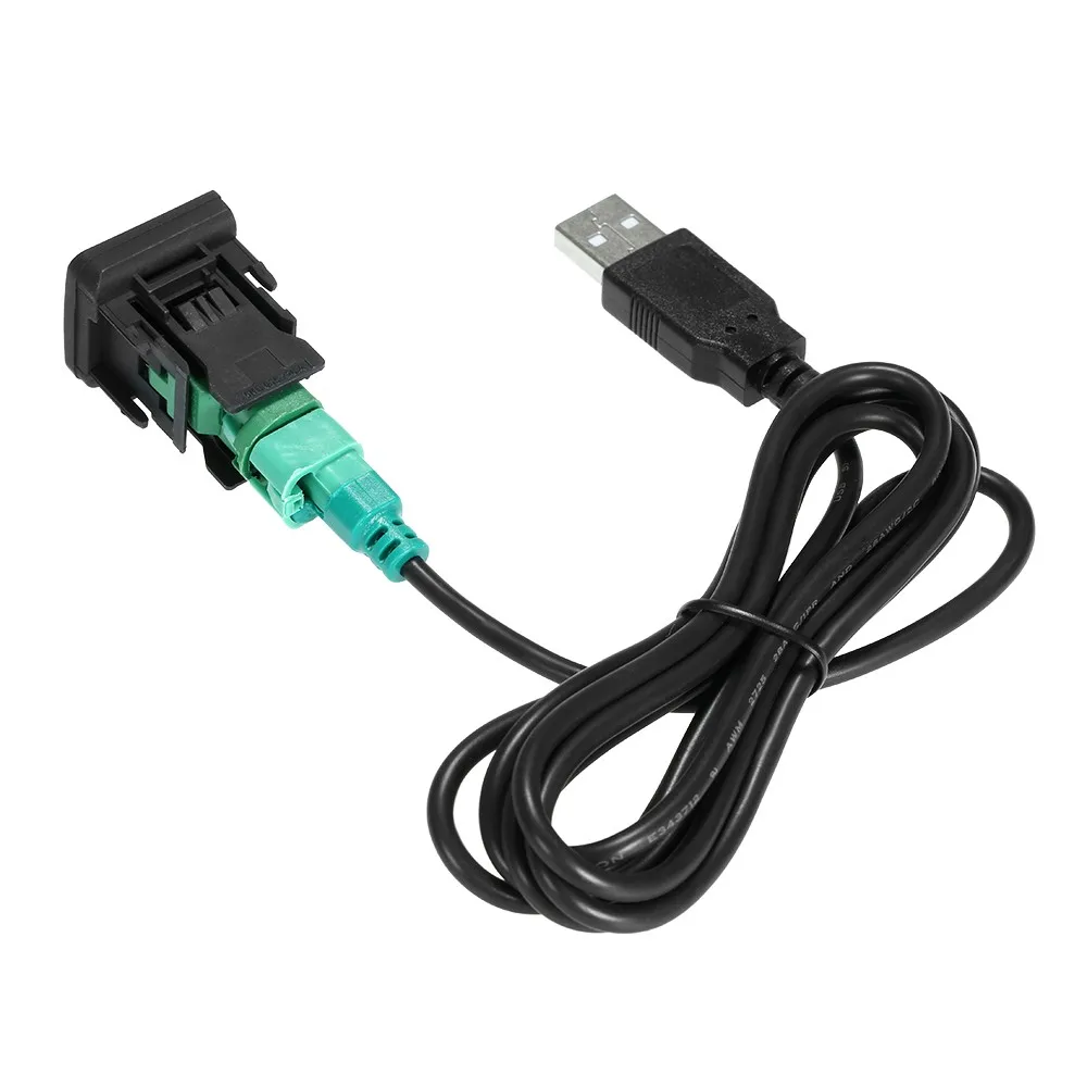 Автомобильный USB кабель преобразования аудио кабель адаптер Разъем Аксессуары плеер Подходит для VW аудио кабель адаптер 130 см
