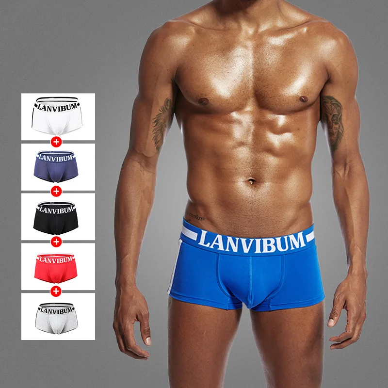 

Men Underwear Seamless Cotton Soft Breathable Cotton Boxer Shorts Comfortable Boxers Male Underpants Spandex Shorts