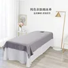 1Pcs Plain Beauty Salon Bedding Sheets SPA Massage Anti-shrink Soft Touching Skin-friendly Bedding Table Cover With/no Hole 1