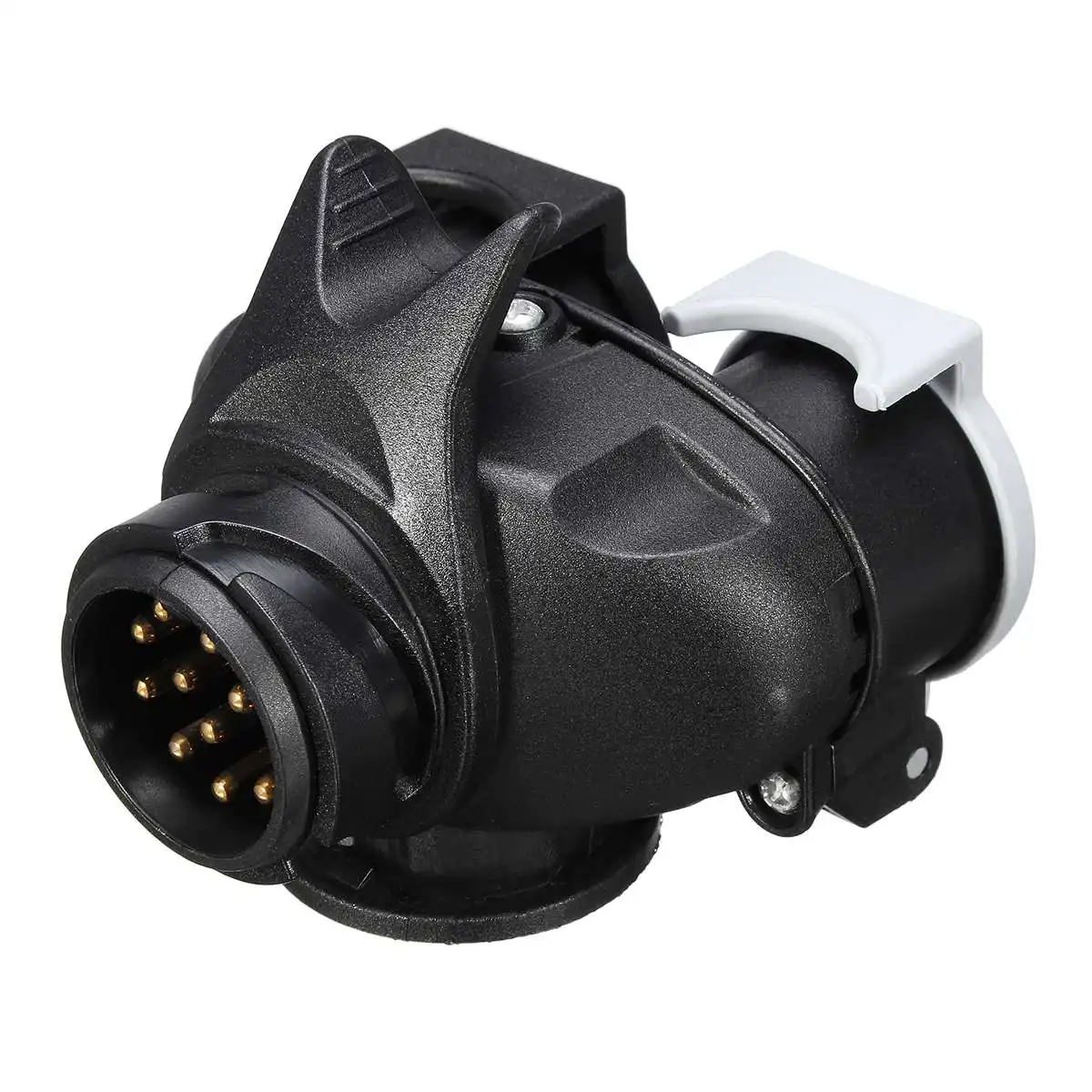 Conector de Cabeça Conector de Alimentação Conector de Tomada Pinos a 7 Pinos Dupla Reboque 13 rv Mod. 205963 14 13 pinos a 7 pinos conector de