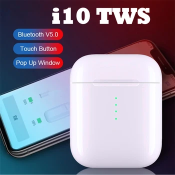 

i10 New Tws Bluetooth Earphones Wireless Bluetooth 5.0 Earbuds Touch Control Headphones for huawei xiaomi sony samsung Phones