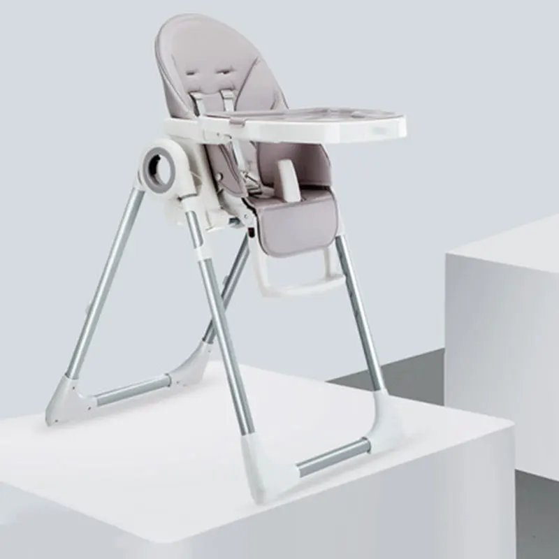 

Baby High-feeding Chair Multi-function Dining Table Foldable Light PP Material Adjustable Waterproof Mom's Favorite