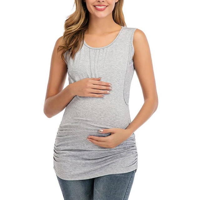 Womens Maternity Clothes Tank Tops 