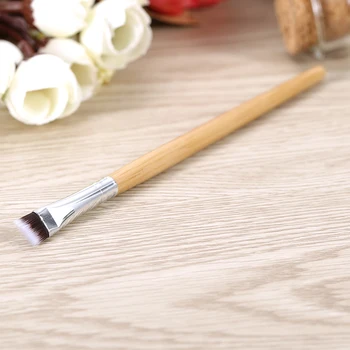 

High Quality Beveled Eyebrow Brush Natural Wooden Handle Eyebrow Brush Ladies Eyebrow Makeup Refresh Makeup Brush Tool brochas