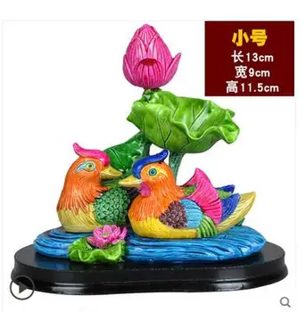 

Pottery lotus mandarin duck ornaments Hundred Years of Good Marriage ncrease marital affection Marriage Gifts decoration Wholes