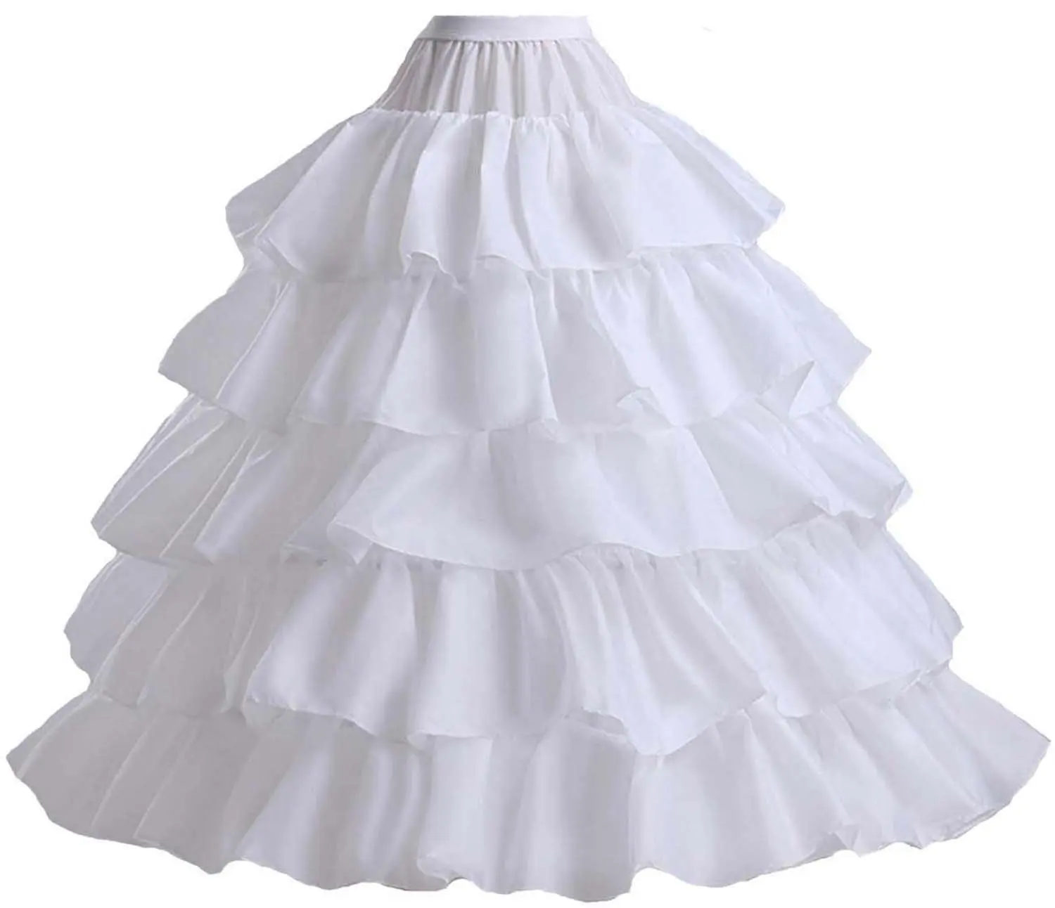 

Womens Full Length Petticoat Slips Bridal Tulle Lace Crinoline Underskirt