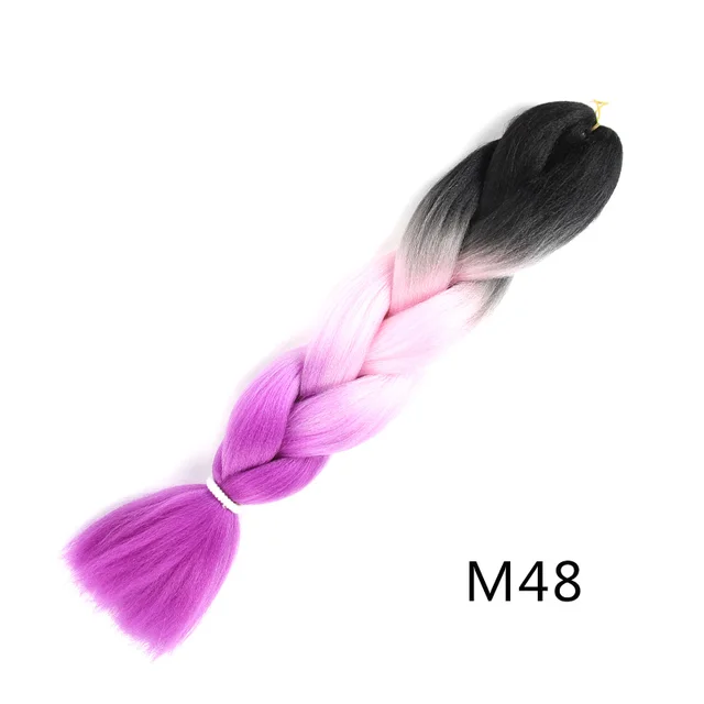 Natifah Jumbo Braiding Hair For Afro Curls Jumbo Box Braids Hair Kanekalon For Hair Afro Extensions Braids Synthetic Fake Hair M48