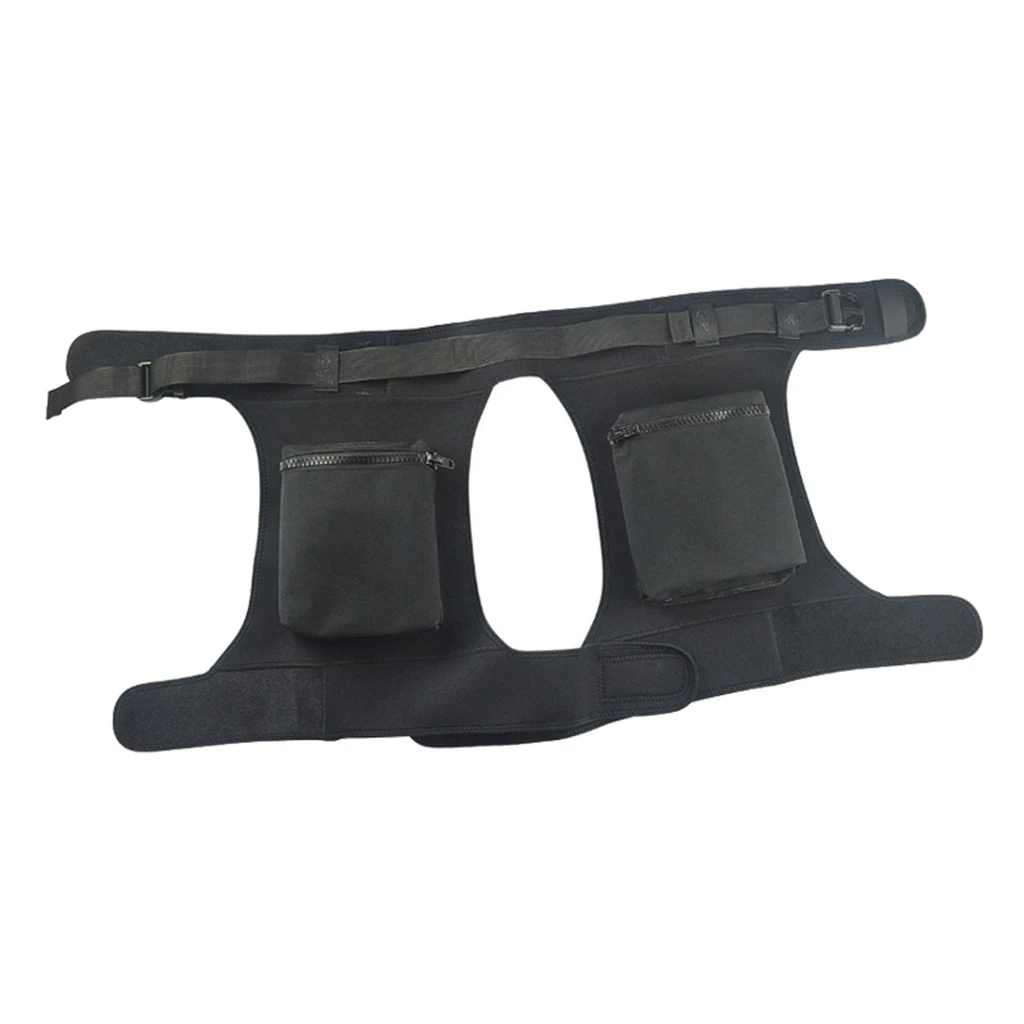 Mens Wetsuit Short Pants Stretch Shorts with Pockets and Quick Release Buckle Adjustable Waist Belt Swimming Diving Shorts