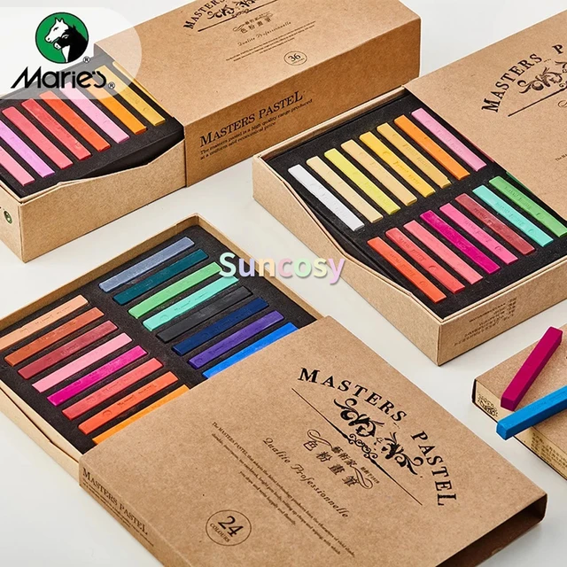 Crayons Soft Pastel Color Set Art Drawing Set  Chalk Pastels Art Supplies  - Marie's - Aliexpress