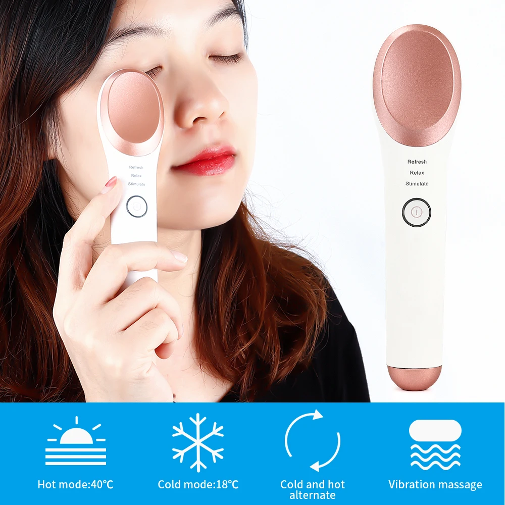 Electric Eye Meter Eye Massager Hot & Cold Vibration Massager Eye Lifting dark circles eye bags edema Wrinkle Remover Eye Tool