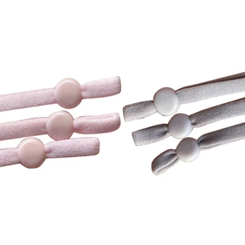 

600pcs Colorful High-Elastic Band Elastic Rope Rubber Band Elastic Line DIY Accessories - 300Pcs Pink & 300Pcs Gray