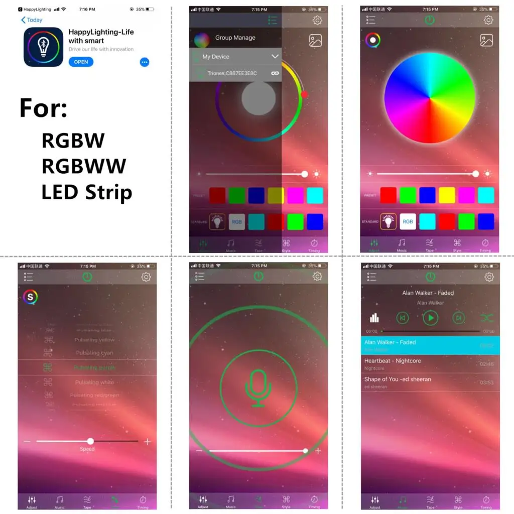 5 м 10 м RGB светодиодный светильник 5050 SMD диодный светодиодный ленточный Водонепроницаемый Bluetooth 24Key управление DC 12 В адаптер питания комплект
